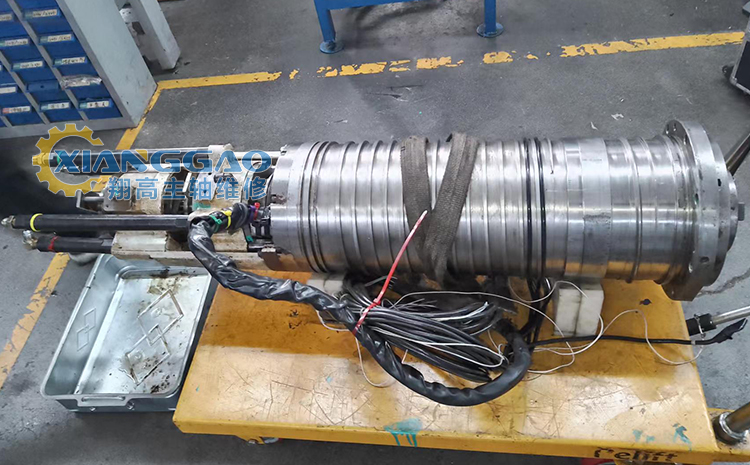 大隈數控機床BT50電主軸維修后 故障排除 維修成功 大隈數控機床BT50電主軸維修后 故障排除 維修成功